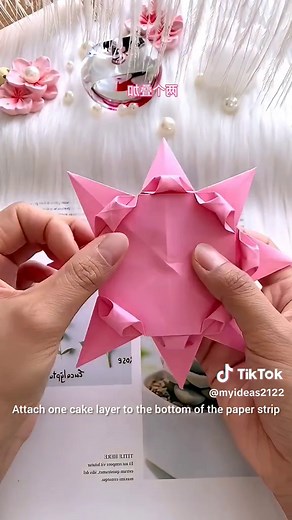 How to Make a 2-Layer Origami Cake: Step-by-Step Tutorial