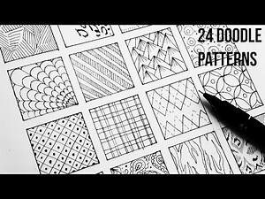 How to Doodle: Patterns Part 2 | Doodle art, Doodling, How to Doodle