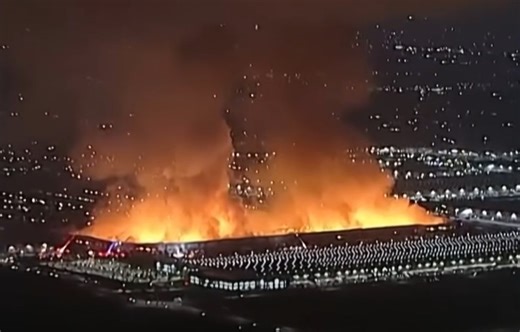 California toilet paper warehouse destroyed by fire; worker arrested