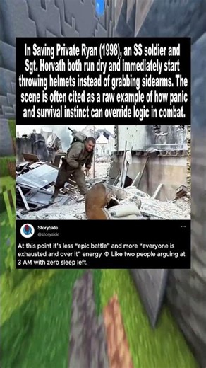 The Most Desperate Moment in Saving Private Ryan 😳 #shorts #moviedetails #viral