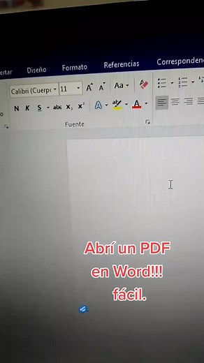 Abre un PDF en Word de Forma Fácil