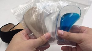 Dr. Foot's Arch Support Shoe Insoles for Flat Feet, Gel Arch Inserts for Plantar Fasciitis, Adhesive Arch Pad for Relieve Pressure and Feet Pain- 3 Pairs (Beige, 3 Count (Pack of 1))