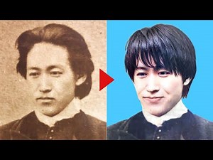 I modernized the famous goodlooking guys from the end of Edo Period and Meiji Era.
