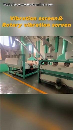 Cleaning Equipment in a Flour Milling Line | Vibrating Screen & Rotary Sifter