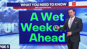 DC weekend weather: Rain Saturday, brighter skies and 60s expected Sunday