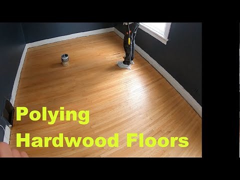 Polying hardwood Floor Results water based clear satin Varathane 2x