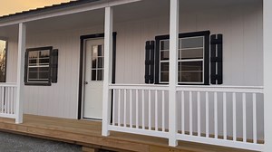 Would YOU live in a tiny home? I visited Yoder's Sturdi Built Sheds in Bowling Green, KY where Joseph and Martha Yoder showed me around! They don't sale tiny homes but you can retrofit one of their structures into one or even custom build one! These folks are AWESOME. #tinyhome | Brandon Jarrett