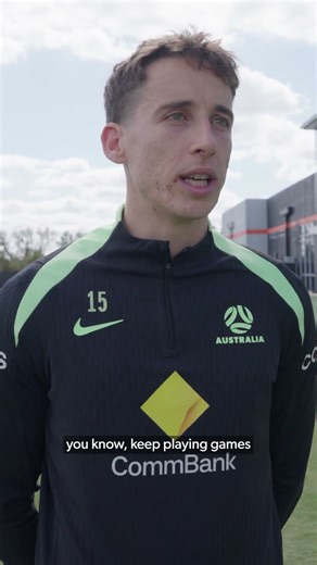 Kai Trewin reacts to CommBank #Socceroos debut