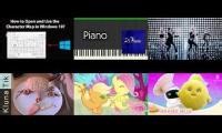 Mix of 6 videos from youtube : Windows 10 Character Map Sunny Bunnies Big Sweet Boo Full Episodes My Little Pony Babies Compilation