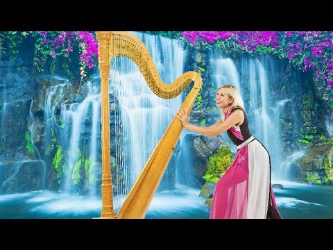 Best Relaxing Ambience 😌 Heavenly Harp Instrumentals 😌 Calm Background Music