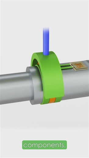 How does a SAW torque sensor work in an electric motor? #shorts