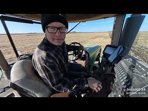 Chisel Plowing With A John Deere 8420 and a 714