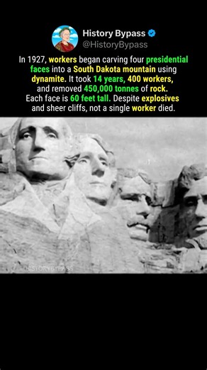 The Insane Way Mount Rushmore Was Built #shorts