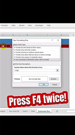 Automate Rows in Excel