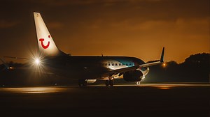 Landing and Turning on the Runway in the Dark