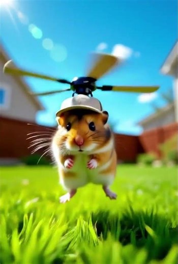 ViralMouse #FlyingMouseFun #MouseHelicopterRide #CuteAndCrazy #TinyPilotAdventure #MustWatch