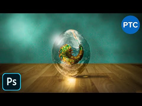 Create An Amazingly REALISTIC Transparent Alien Egg in Photoshop - Photo Manipulation Tutorial