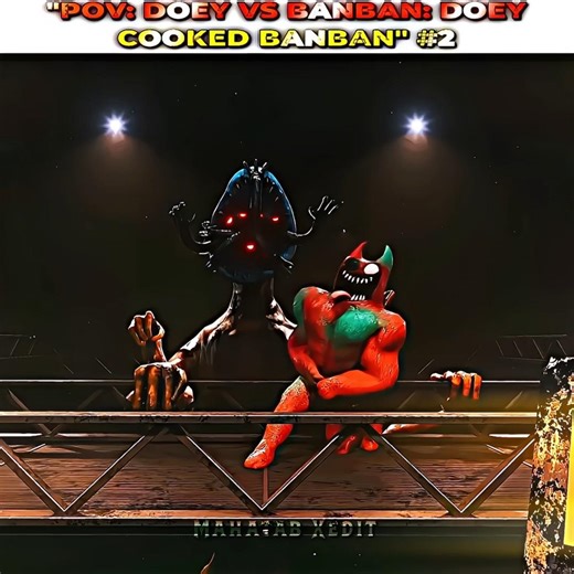 Doey vs Banban : Doey cooked Banban (Part 2) 💀 #poppyplaytime #prototype #shorts