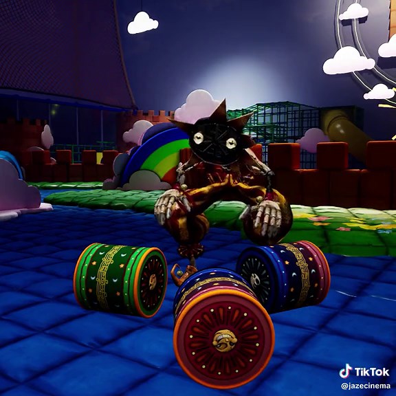 Shattered Sun stacks barrels - FNAF Security Breach