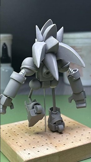 Create Mecha Sonic with Clay #sonic3andknuckles #mechasonic #clay