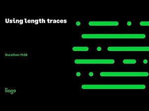 Sage Estimating - eTakeoff Dimension (01-07) - Using Length Traces