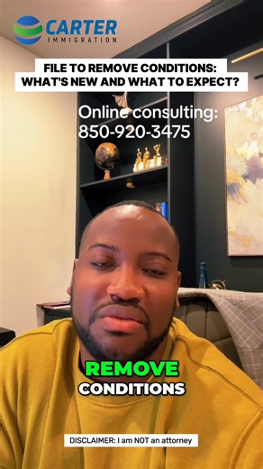 File To Remove Conditions: What's New And What To Expect? Book your consultation today! https://www.carterimmigrationconsulting.com #asylumking #asylum #ImmigrationFAQs #USCIS #asylumhelp #immigrationSupport #USImmigration #ImmigrationJourney #ImmigrationLaw #AmericanDream #ImmigrationSuccess #VAWAApplication #Naturalization #ImmigrationHelp #VAWAHelp #FamilyImmigration #NewOpportunities #EAD #WorkPermit #ImmigrantRights #VAWA | Carter Immigration LLC