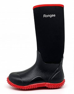 Rongee Womens Rubber Boots Waterproof Outdoor Garden Shoes Insulated (7 B(M) US)
