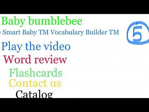 Opening to Bee smart baby Vocabulary Builder 5 2003 dvd