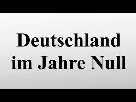 Deutschland im Jahre Null