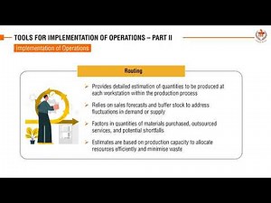 Tools for Implementation of Operations – Part II production and operation management