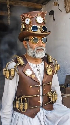 The old man has a time machine #funny #shortvideo