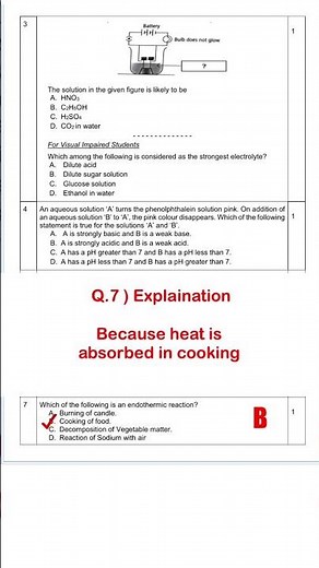 2024 - 25 CBSE Class 10th Science Sample Paper Solution