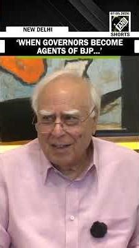 ‘Governors do BJP’s bidding…’: Cong’s Kapil Sibal criticizes TN governor amid govt formation crisis