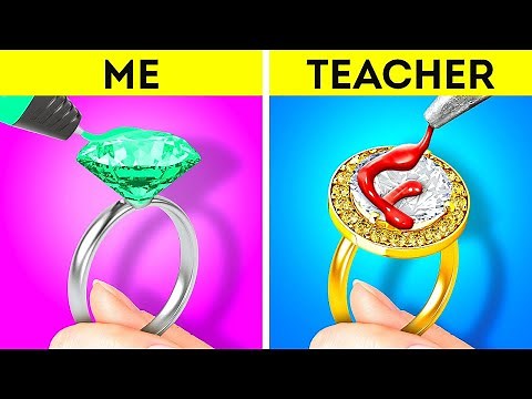 BEST BACK TO SCHOOL HACKS || The Ultimate Guide To Survive at School! DIY Supplies by 123 GO! SCHOOL
