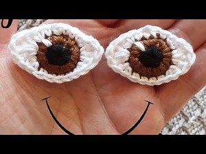 HOW TO CROCHET EASY AND QUICK DOLL EYES