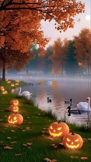 Widnes | Halloween Swans & Ducks Short 2025