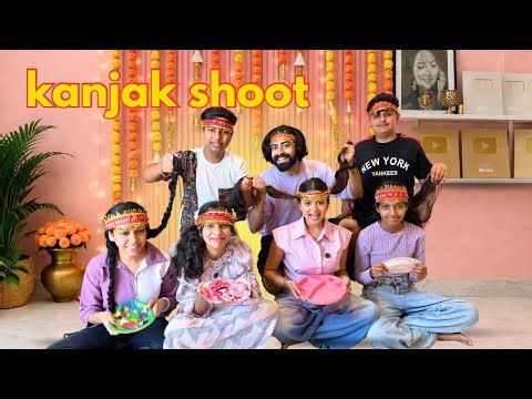 Aaj kiya humne kanjak wala shoot 🤩👧🏼 |sejalgabavlogs |kanjakshoot