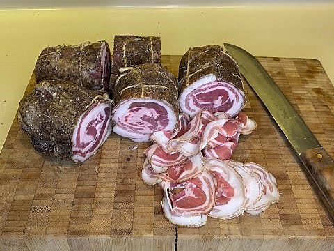 Pancetta rolled Italian bacon