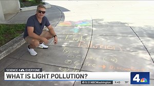 What is light pollution? 💡 Storm Team4 Meteorologist Ryan Miller explains the types of light pollution and how it clouds D.C.’s view of the night sky. | NBC Washington