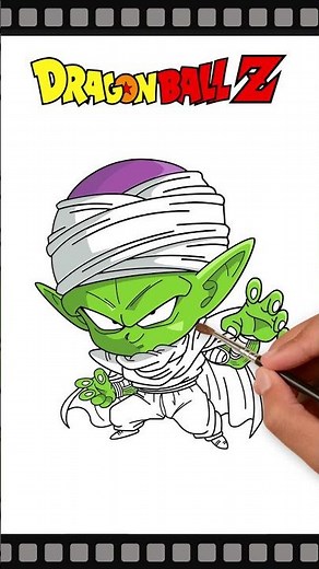 Drawing Piccolo（ピッコロ） [Coloring book] #dragonball #ドラゴンボール