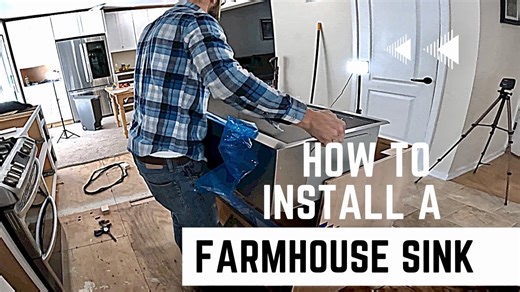 Epic Farmhouse Sink Install: The Most Beautiful Kitchen Sink You've Ever Seen