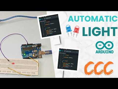 Automatic light on & off system Arduino project. #codecoffeecircuit #diy #youtube #arduinoproject