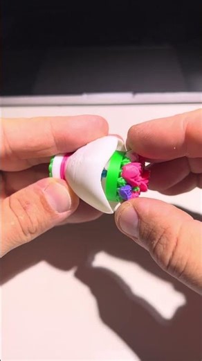 Bouquet of flowers clicky 3d print