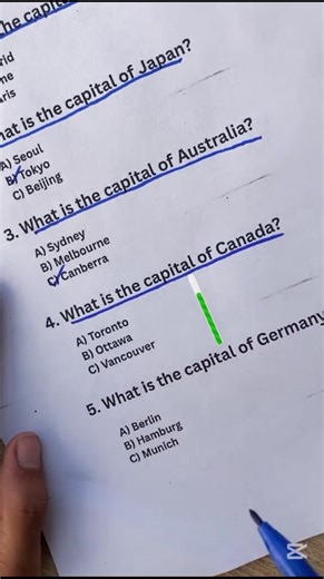 Country capital Quiz #generalmcq #mcqsolution #MCQsTest #MCQsPreparation #education #knowledge #learning #quiz #country #capital | Quiz Time