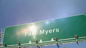 Airplane Landing Fort Myers