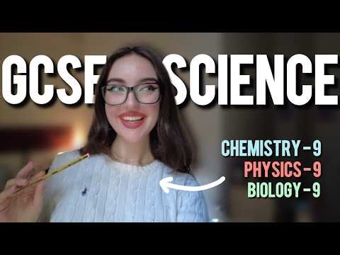 GCSE SCIENCE REVISION TIPS | *oddly specific advice* for biology, chemistry + physics | grade 9