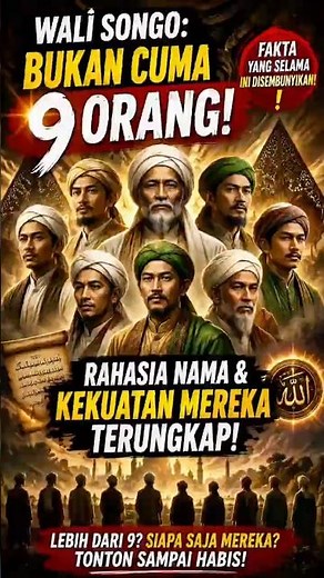 ✨ WALI SONGO: More Than Just 9 People! The Secrets Behind Their Name & Powers Revealed!