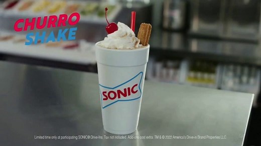 Sonic Drive-In Churro Shake TV Spot, '800 Horsepower'