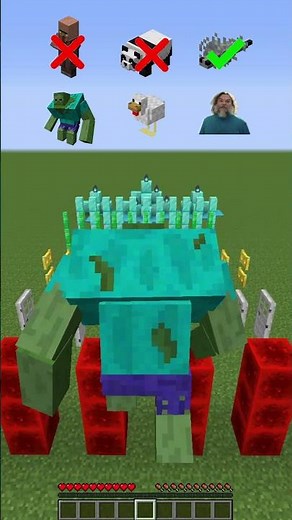 How THICC Are Minecraft Mobs? 😂 #minecraft