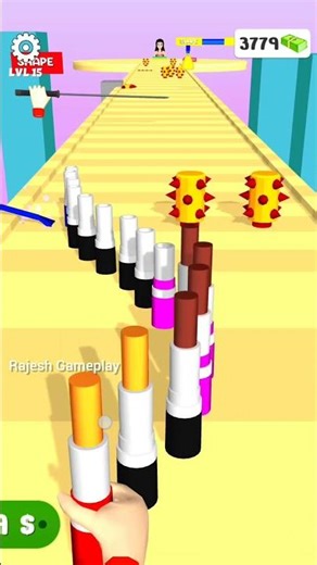 Lipstick Multi Shade Runner Level 105 ‪@rajeshgameplay‬ #games #gaming #trending #viral #shorts